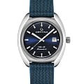 Certina Certina DS-2 C024.407.18.041.00 DS 2 C0244071804100 механические мужские часы синий циферблат, браслет кожа + нейлон — вид спереди