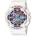 Casio Casio G-Shock GA-110TR-7A GA-110 GA-110TR-7A электронные мужские часы синий циферблат, браслет пластик — вид спереди