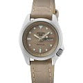 Seiko Seiko 5 Sports SKX series SRE005K1S SKX SRE005K1S механические мужские часы серебристый циферблат, браслет кожаный — вид спереди