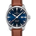 Certina Certina DS Action C032.426.16.041.00 DS Action C0324261604100 механические мужские часы синий циферблат, браслет кожаный — вид спереди
