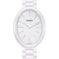 Rado Rado Esenza Ceramic Touch R53092012  R53092012 кварцевые женские часы белый циферблат, браслет высокотехнологичная керамика — вид спереди