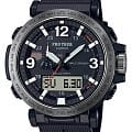 Casio Casio Pro Trek PRW-6611Y-1ER PRW PRW-6611Y-1ER кварцевые мужские часы черный циферблат, браслет пластик — вид спереди