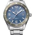 Orient Orient Mako Kamasu RA-WJ0002L1  RA-WJ0002L1 кварцевые мужские часы синий циферблат, браслет нержавеющая сталь — вид спереди