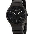 Rado Rado True Automatic R27858152 Automatic R27858152 механические мужские часы черный циферблат, браслет высокотехнологичная плазменная керамика — вид спереди