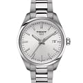 Tissot Tissot PR 100 T150.210.11.031.00 PR 100 T1502101103100 кварцевые женские часы серебристый циферблат, браслет нержавеющая сталь — вид спереди