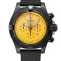 Breitling Breitling Avenger Hurricane 12H XB0170E41I1W1  XB0170E41I1W1 механические мужские часы черный циферблат, браслет полиамидная ткань — вид спереди