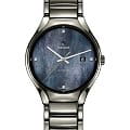 Rado Rado True Automatic Diamonds R27110872 Automatic R27110872 механические мужские часы синий циферблат, браслет высокотехнологичная керамика + титан — вид спереди