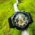 Casio Casio G-Shock GA-110GB-1A мужские часы желтый циферблат на запястье