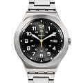 Swatch Swatch I Big Classic YWS439G  YWS439G кварцевые мужские часы черный циферблат, браслет нержавеющая сталь — вид спереди