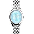 Daniel Wellington Daniel Wellington Ophelia Mini Ice Blue Silver DW00100809  DW00100809 кварцевые женские часы голубой циферблат, браслет нержавеющая сталь — вид спереди