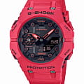 Casio Casio G-Shock GA-B001-4ADR (GA-B001-4A) GA GA-B001-4A электронные мужские часы черный циферблат, браслет пластик — вид спереди