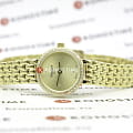 Tissot Tissot Lovely Round T140.009.63.026.00 кварцевые женские часы часы, крупный план золотой циферблат