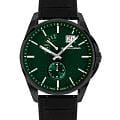 Jacques Lemans Jacques Lemans Derby 1-2199K  1-2199K кварцевые мужские часы  зеленый циферблат, браслет кожаный — вид спереди