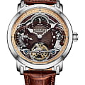 Stuhrling Stuhrling Celestial Timekeeper 1017.02  1017.02 механические мужские часы  циферблат, браслет кожаный — вид спереди