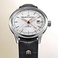 Maurice Lacroix Maurice Lacroix 1975 Automatic Vagues Du Jura GMT 756048-SS001-130-2  швейцарские мужские часы на браслете кожаный боковой вид