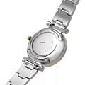 Fossil Fossil Carlie ES5156 кварцевые женские часы часы крупный план серебристый циферблата