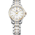 Swiss Military by Chrono Swiss Military by Chrono SM34040.04  SM34040.04 кварцевые женские часы  белый циферблат, браслет  — вид спереди