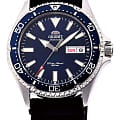 Orient Orient Diving Sport Automatic RA-AA0006L  RA-AA0006L механические мужские часы синий циферблат, браслет каучук — вид спереди