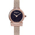 Salvatore Ferragamo Salvatore Ferragamo chic SF1X00419  SF1X00419 кварцевые женские часы  черный циферблат, браслет сталь с ip покрытием — вид спереди
