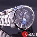 Casio Casio Edifice EQB-600D-1A2, edifice япония мужские часы на браслете 18-каратное желтое золото боковой вид
