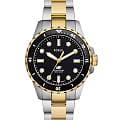 Fossil Fossil Blue Dive ES5349  ES5349 кварцевые женские часы черный циферблат, браслет нержавеющая сталь с ip-покрытием — вид спереди
